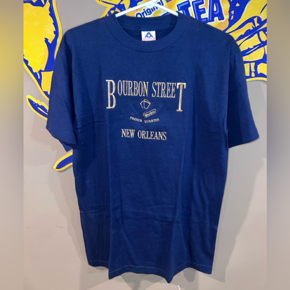 Vintage Blue Bourbon Street New Orleans T-Shirt